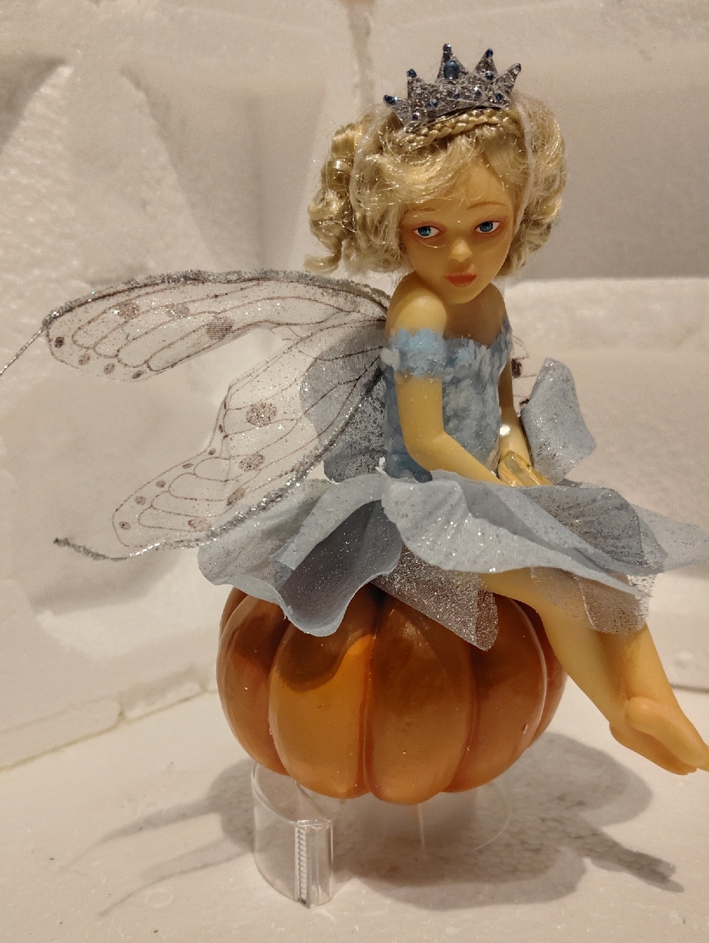 Cinderella Fairy - Tale Fairies #1  Figurine Sitting on Pumpkin